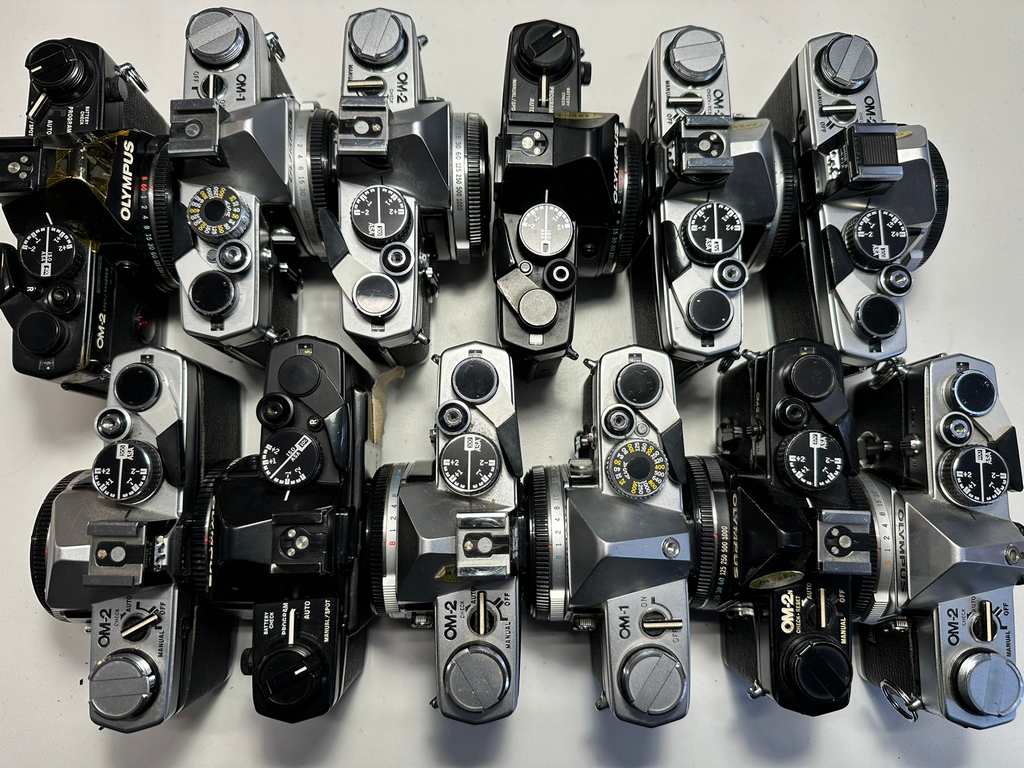Big lot of Olympus OM camera bodies, Rejected - Image 3